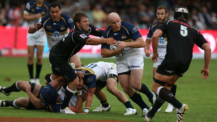 Brumbies hooker Stephen Moore shone against the Sharks. Photo: Getty Images