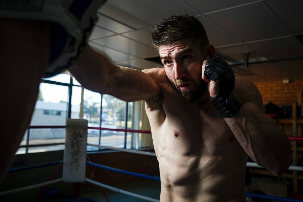 Duke Didier is one of the faces of MMA in Canberra. Photo: Dion Georgopoulos