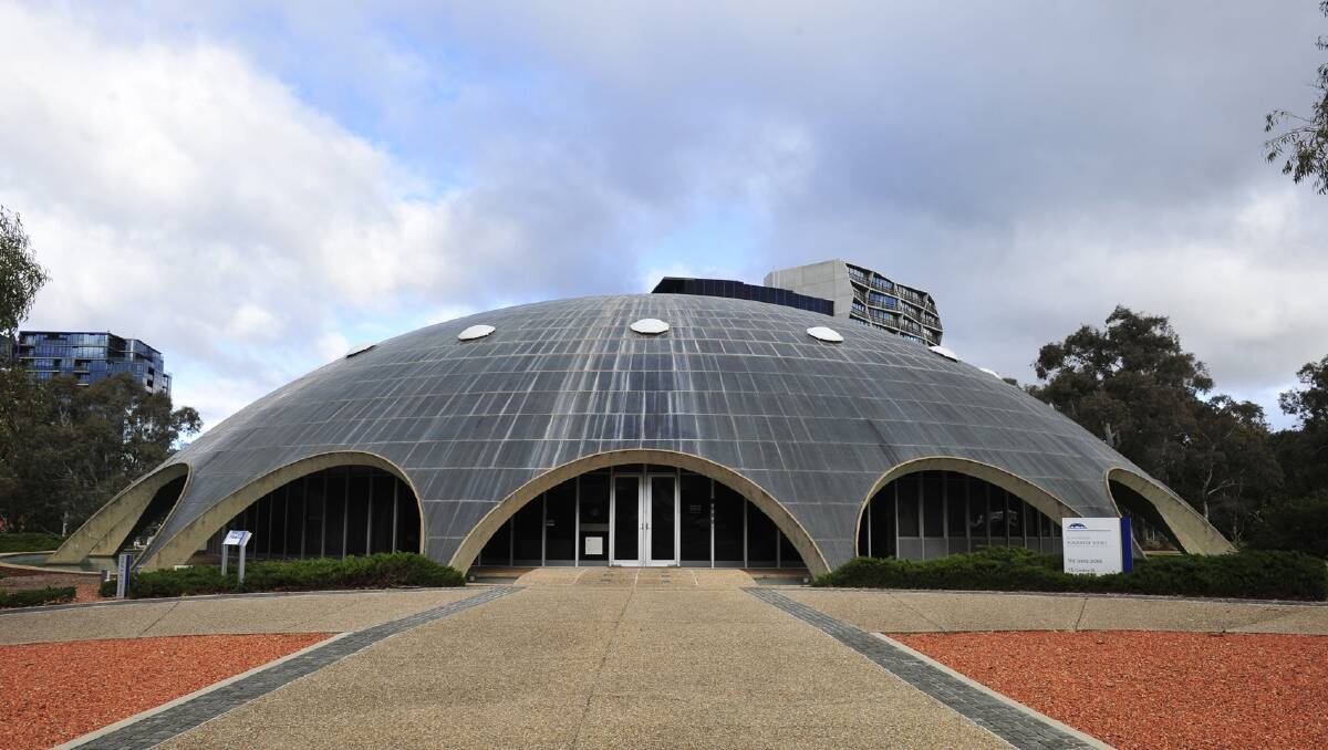 The Shine Dome, housing the Basser Library and Fenner Archives. The closure has upset scientists. Photo: Melissa Adams 