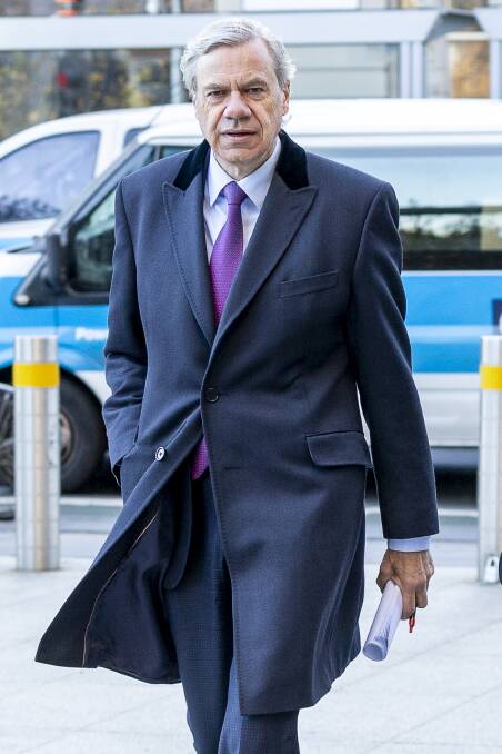 Liberal Party president Michael Kroger arrives at Federal Court on Thursday. Photo: Daniel Pockett
