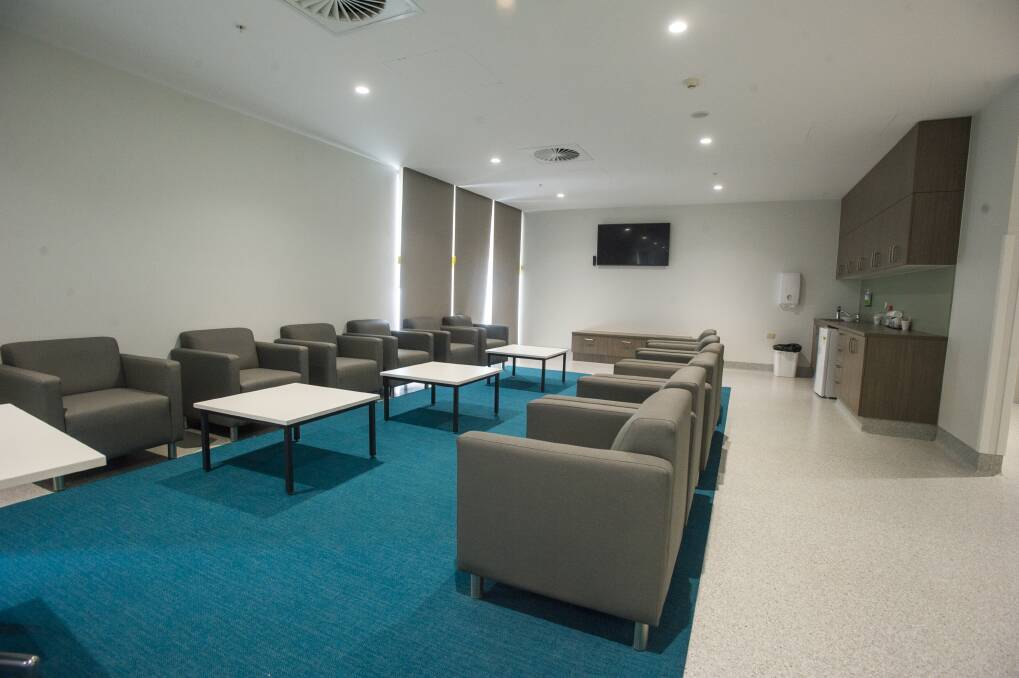 A communal space at the University of Canberra Hospital. Photo: Dion Georgopoulos