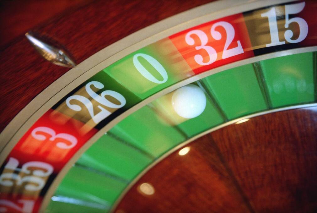 A roulette wheel is still required as games become more automated at Canberra Casino. Photo: Eddie Jim