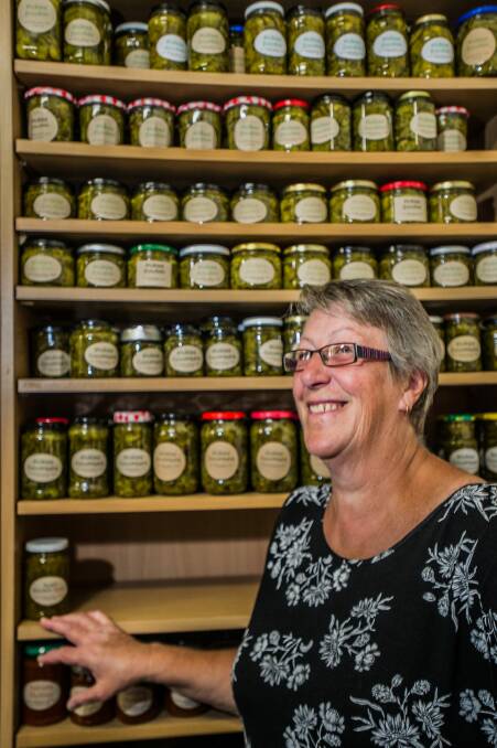 Annette Bunfield fills her pantries with homemade preserves. Photo: karleen minney
