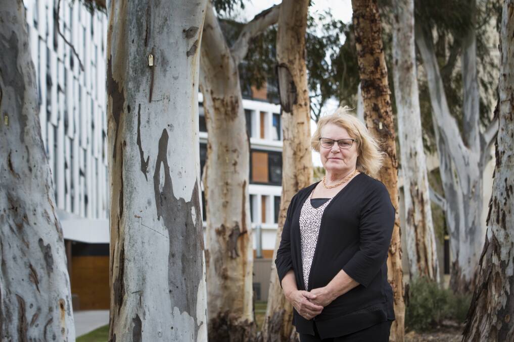 Elder in residence at the Ngunnawal Centre, UC, Aunty Roslyn Brown is one of the faces of ACTCOSS' Anti-Poverty week campaign, having faced racism and poverty growing up. Photo: Elesa Kurtz