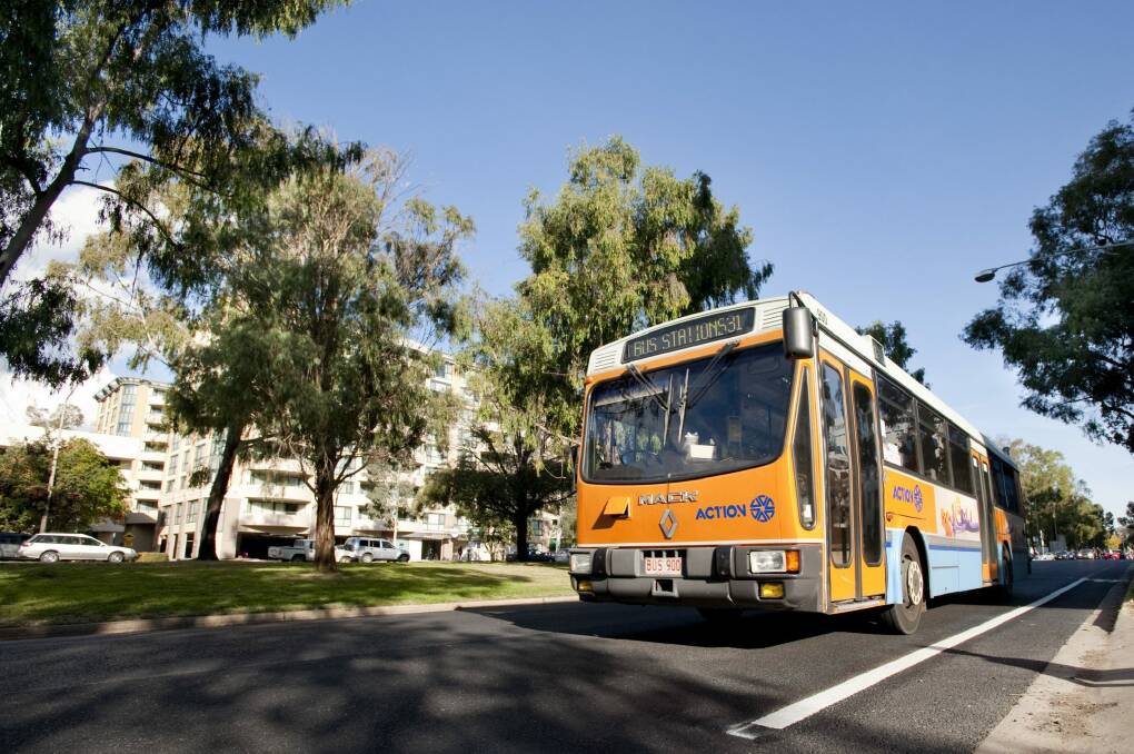 Ads for junk food, alcohol, gambling and weapons will be prevented from appearing on ACTION buses. Photo: Rohan Thomson