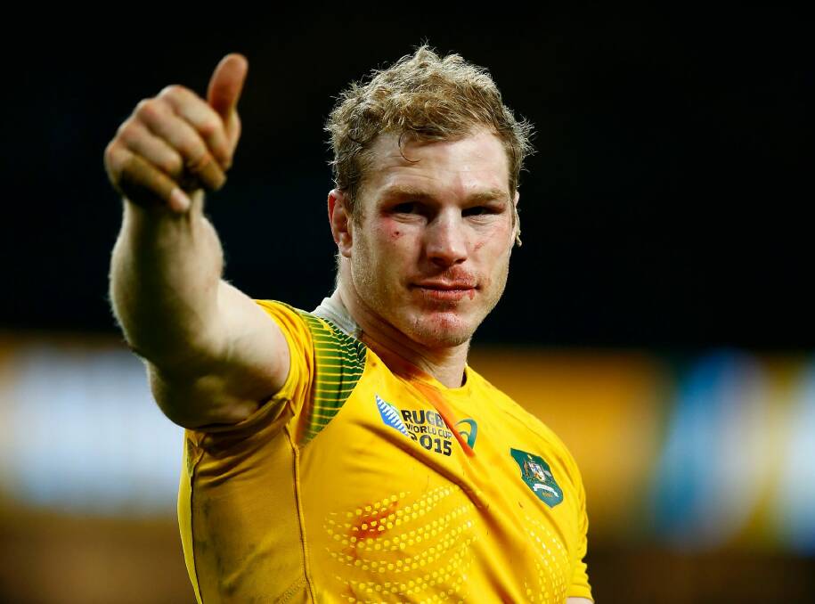 Pocock carried the weight of a nation on his shoulders during the Rugby World Cup last year. Photo: Getty Images