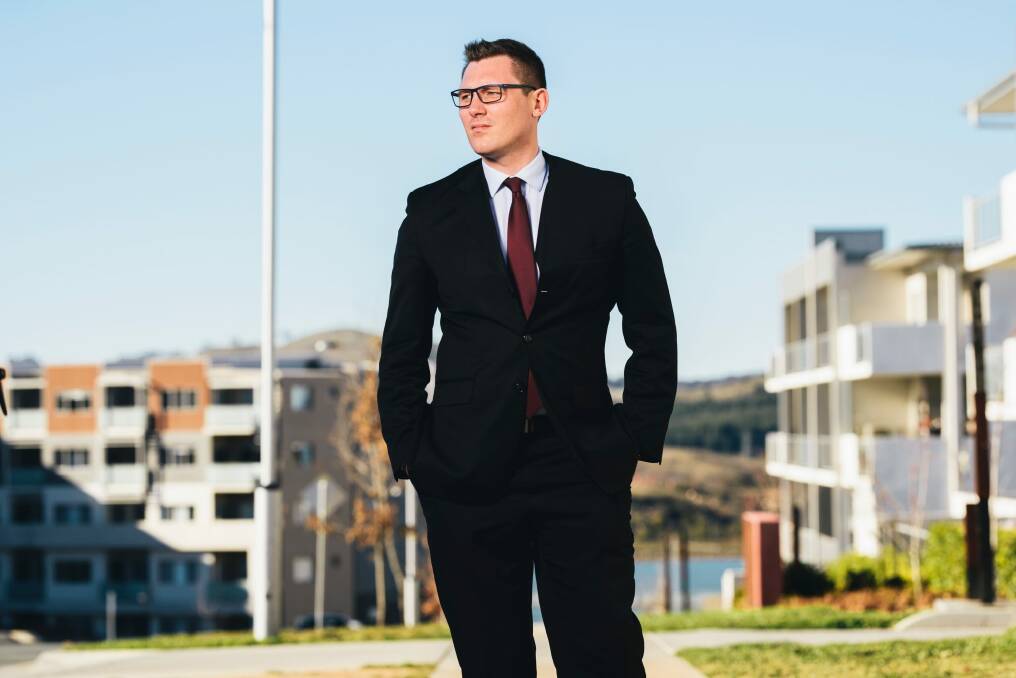 Property manager Thomas Hathaway says clients and tenants are being squeezed by the recent rate rises. Photo: Rohan Thomson
