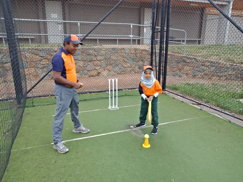 Masud Rahman runs the Canberra Cricket Academy to bring more kids into cricket. Photo: Supplied