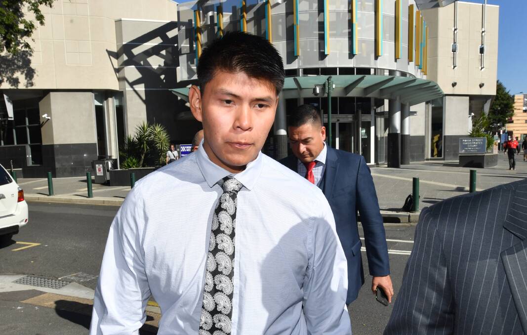 Taylor Wyatt Elwood at the Brisbane Arrests Court in July. Photo: AAP/Darren England