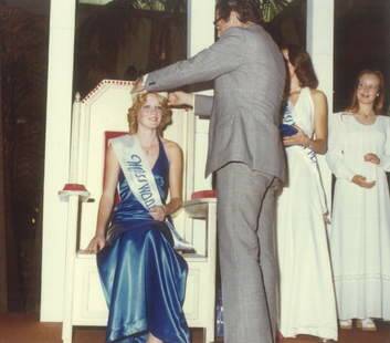 The Woden Plaza beauty contest in the 1970s.
