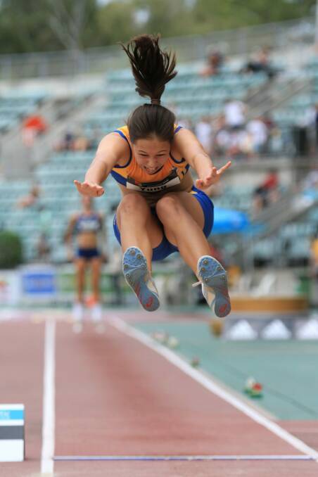 Claire Yung, long jumper and long jump researcher. Photo: act\ian.warden