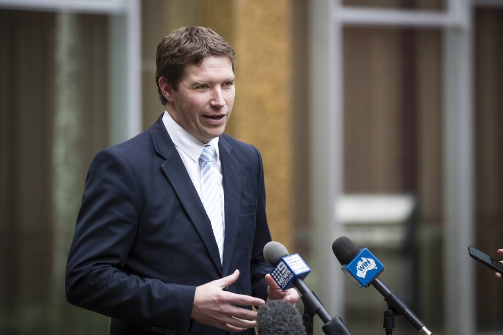 ACT Opposition Leader Alistair Coe has pledged to cap rates and abolish payroll tax, if he wins government in 2020. Photo: Fairfax Media