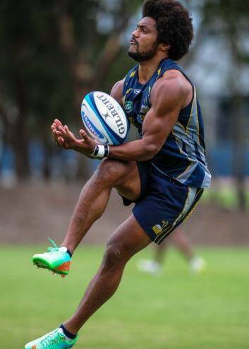 Ready for rivalry: Henry Speight at Brumbies training on Thursday. Photo: Katherine Griffiths