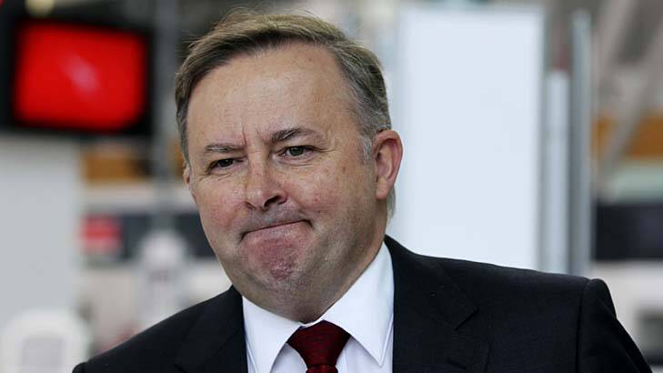 "You don't create a new project by having a new name for an old project": Labor infrastructure spokesman Anthony Albanese. Photo: Janie Barrett