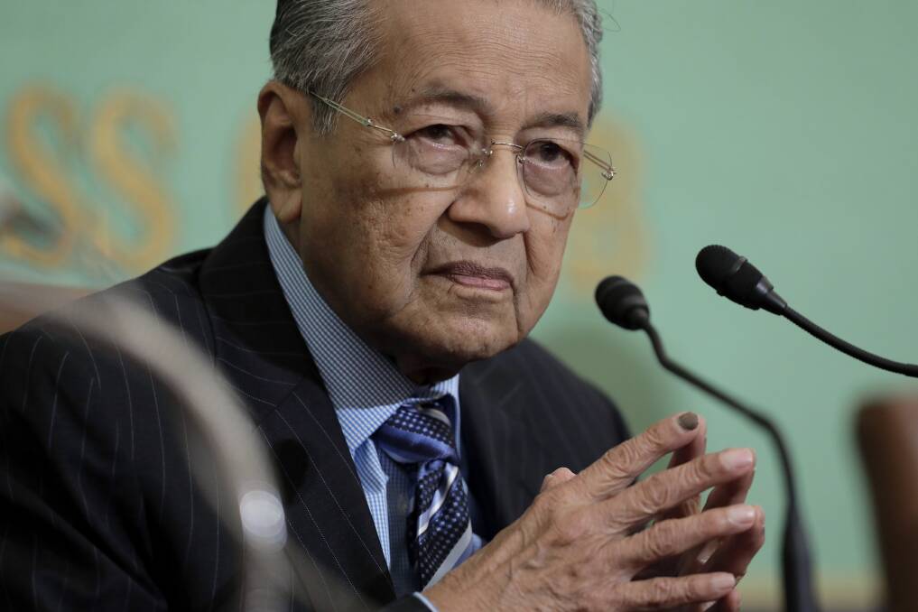 Malaysian PM Mahathir Mohamad. Photo: Bloomberg