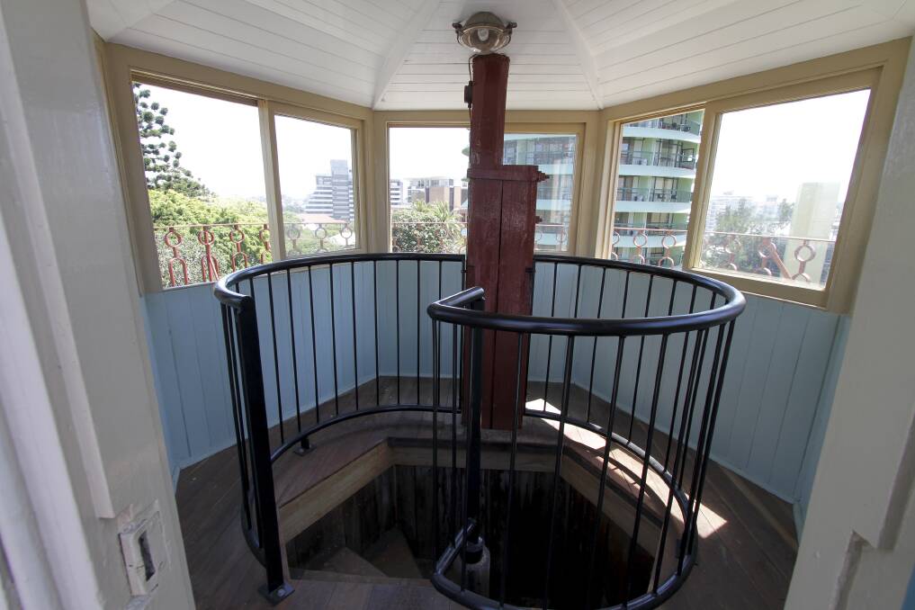 The view from inside the room at the top of The Old Windmill. Photo: Michelle Smith