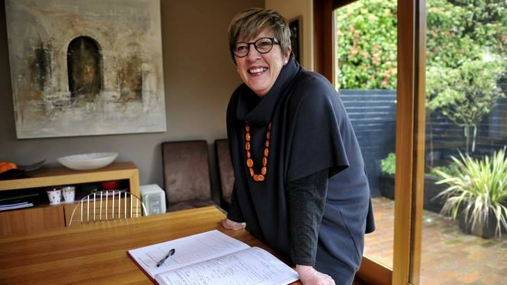 Canberra celebrant Judy Aulich says only 5 per cent of her business is from same-sex couples, but this figure is likely to surge if the legislation passes. Photo: Melissa Adams