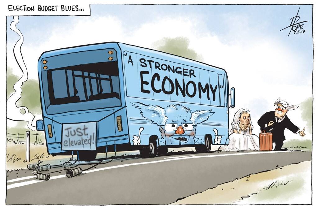 The Canberra Times' editorial cartoon for Thursday, March 7, 2019. Photo: David Pope