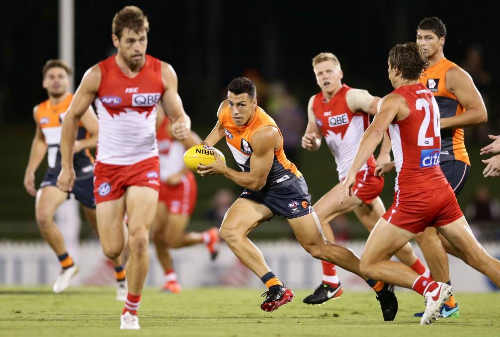 Bragging rights: The Swans draw first blood in this year's first cross-town clash. Photo: Getty Images