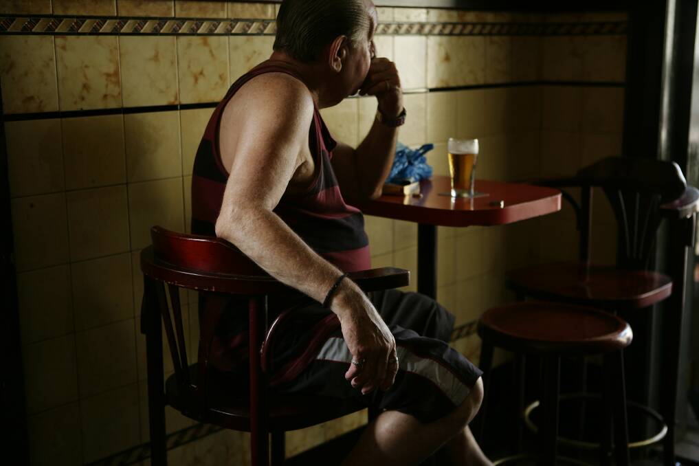 Older Queensland men are more likely than their younger counterparts to have drinking problems. Photo: Andrew Quilty