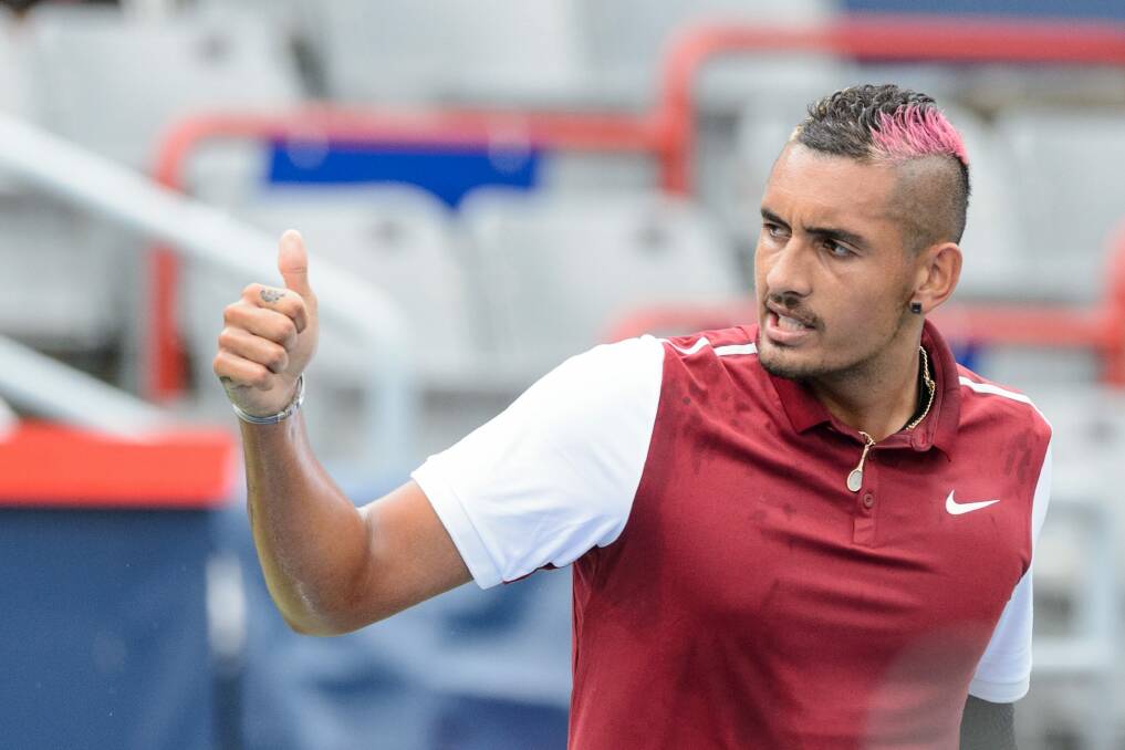 In hot water: Nick Kyrgios has been fined $US10,000 ($14,000) for his comments.  Photo: Getty Images
