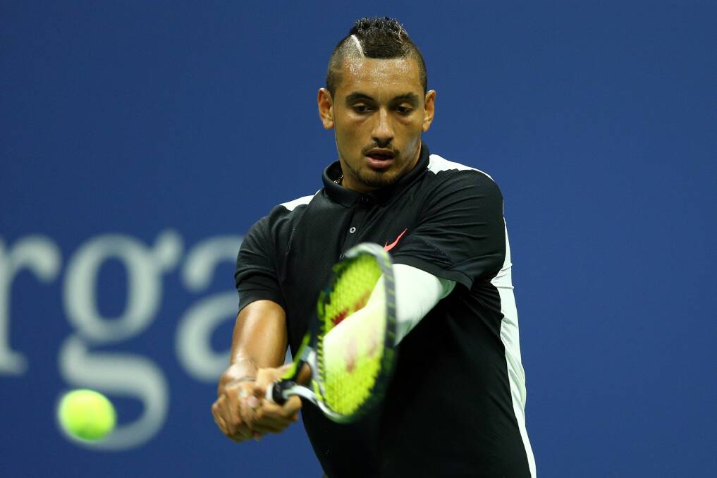 Nick Kyrgios will take on Colombia's Santiago Giraldo in the opening round of the Malaysian Open in Kuala Lumpur on Monday or Tuesday. Photo: Getty Images