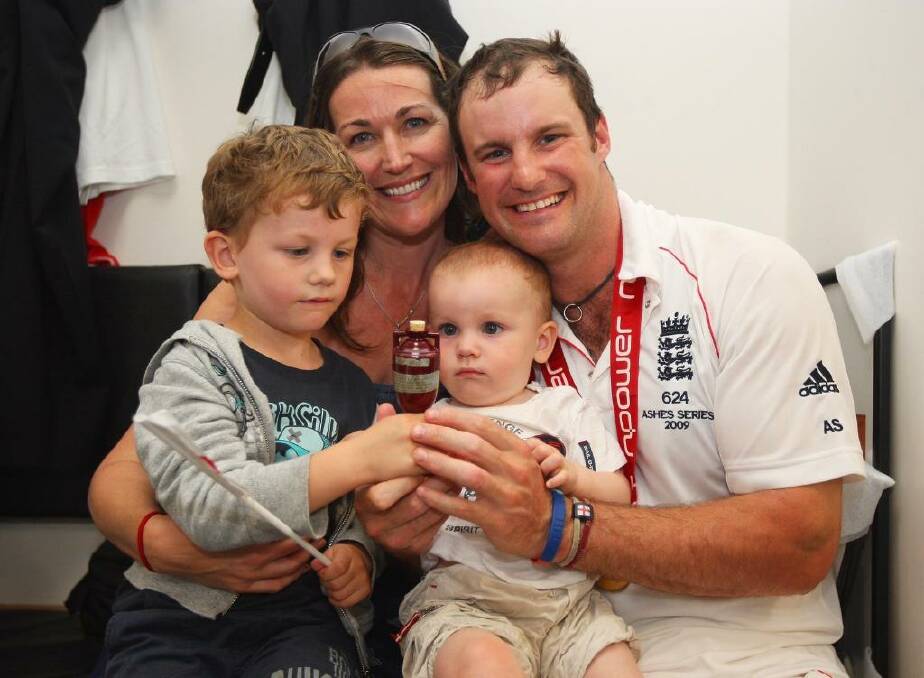 Ruth and Andrew Strauss married in 2003 and had two sons. Photo: England and Wales Cricket Board