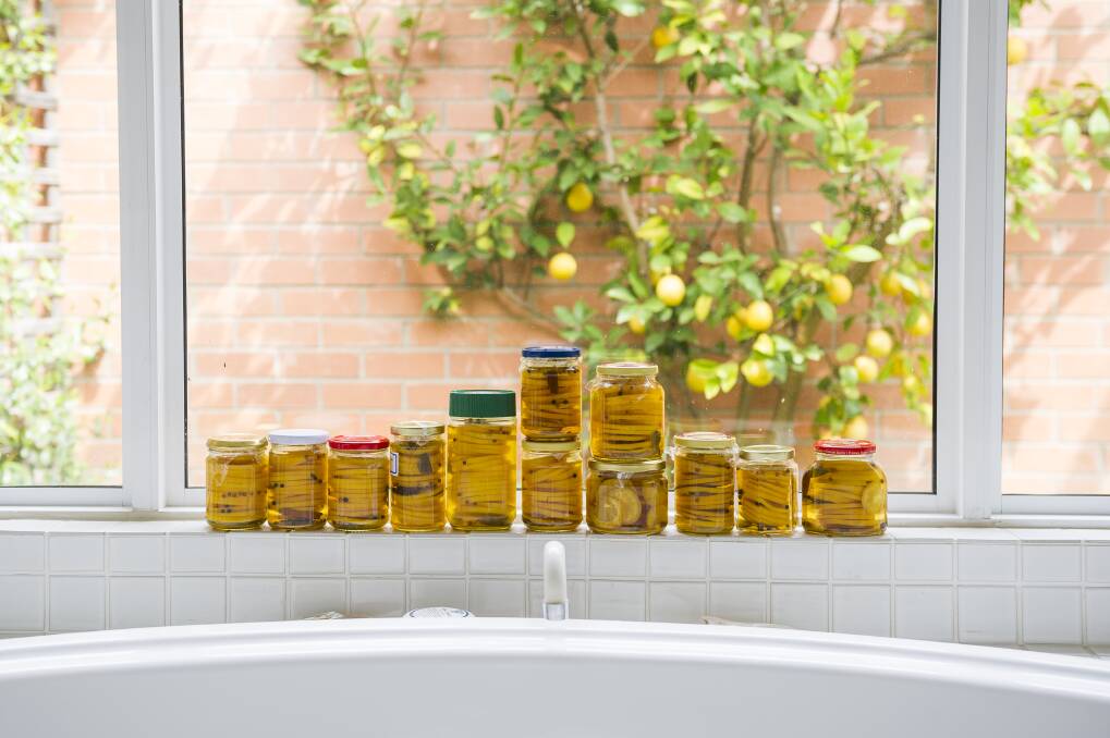 Store your preserved lemons in a cool spot in the home. Photo: Dion Georgopoulos