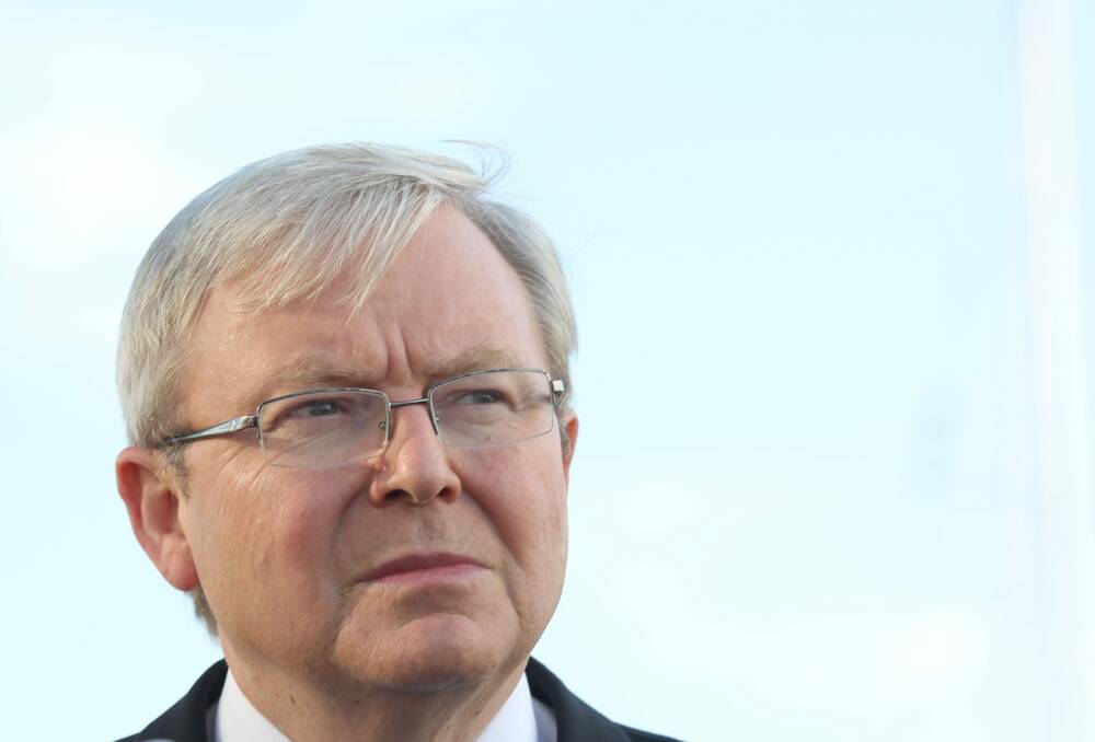 Kevin Rudd is said to be campaigning for the post of United Nations secretary-general. Photo: Andrew Meares