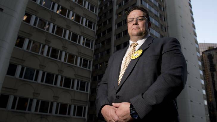 Former rugby league player Glenn Lazarus is on the verge of winning a seat for the Palmer United Party. Photo: Harrison Saragossi