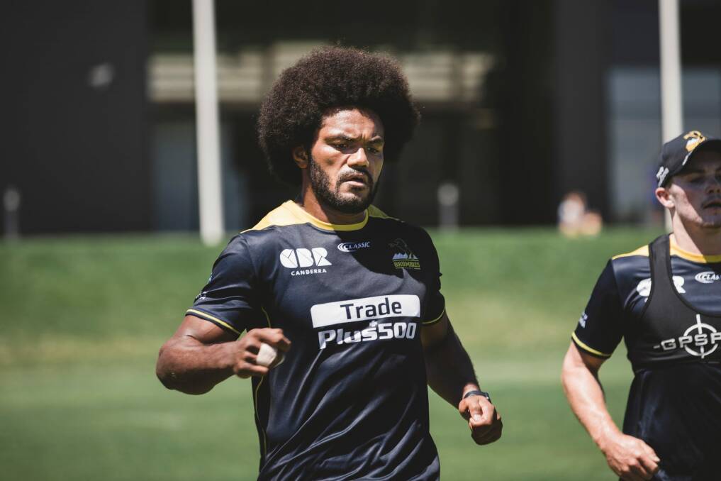 Brumbies star Henry Speight is uncertain over his rugby-playing future.  Photo: Jamila Toderas