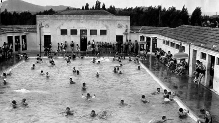 Manuka Pool in the 1930s. Photo: Supplied