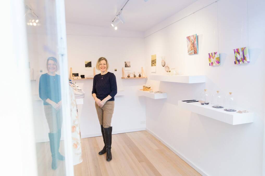 Director Anne Masters inside the Gallery of Small Things. Photo: Supplied