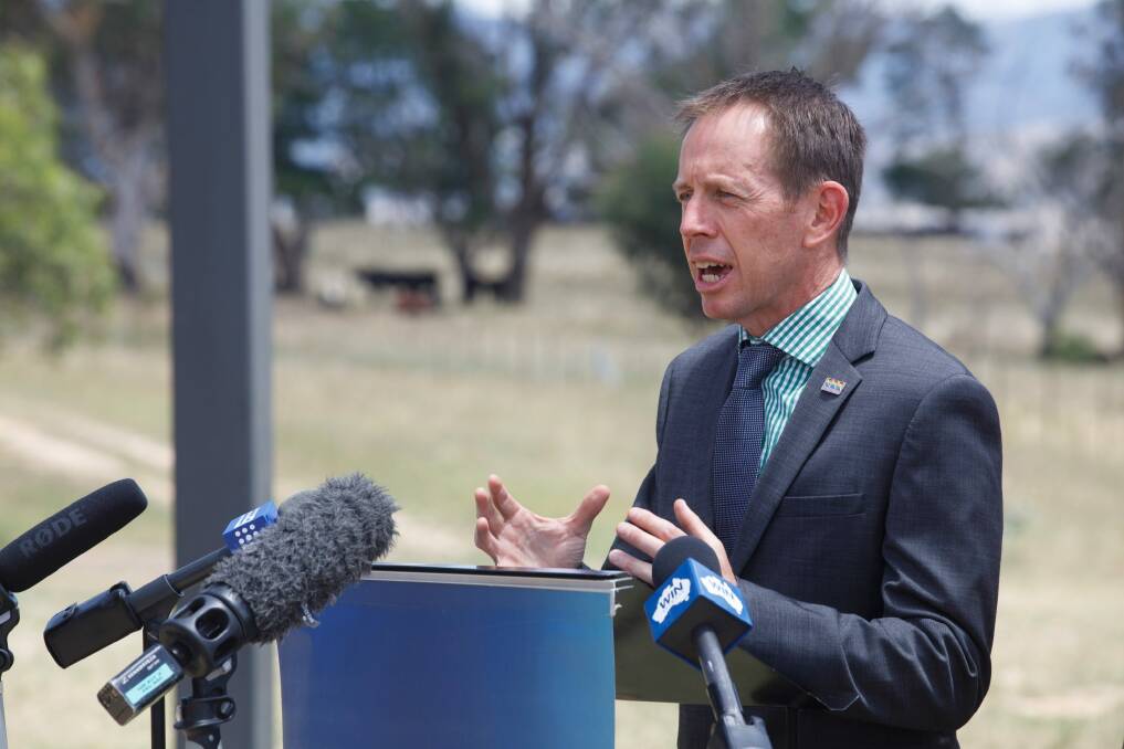 Climate Change Minister Shane Rattenbury says natural gas will become one of the largest sources of emissions after Canberra goes fully renewable.  Photo: Sitthixay Ditthavong