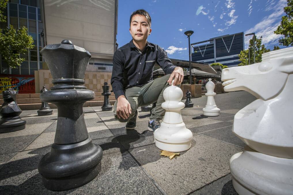 International chess master Junta Ikeda, from the ACT, will play in the Doeberl Cup in Canberra at Easter. Photo: Matt Bedford