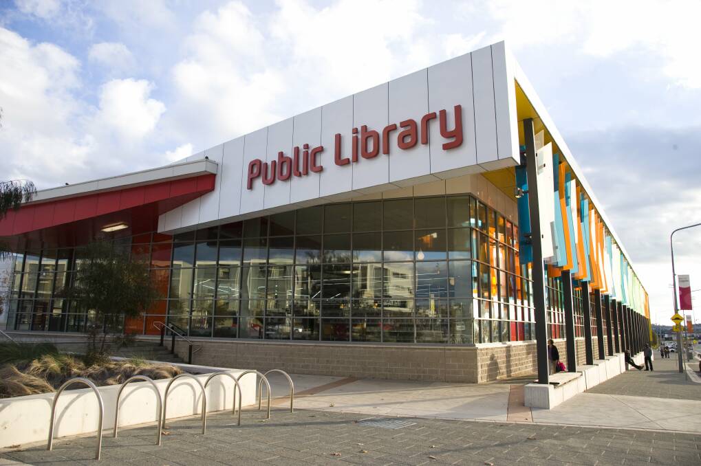 The Gungahlin Library. Some submissions have called for ACT public libraries to have longer opening hours. Photo: Elesa Kurtz