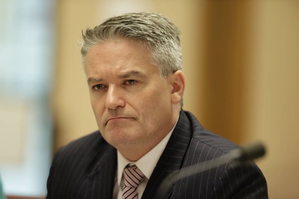 Finance and Public Service Minister Mathias Cormann has defended the Coalition government's use of consultants. Photo: Alex Ellinghausen