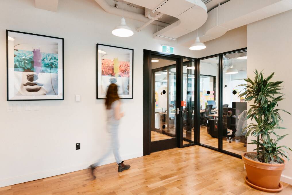 WeWork in Brisbane opened this week, one of many shared workspaces around the city. Photo: Supplied