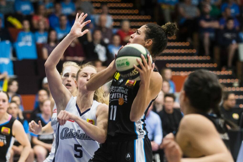 Kia Nurse was a star for the home side. Photo: Dion Georgopoulos