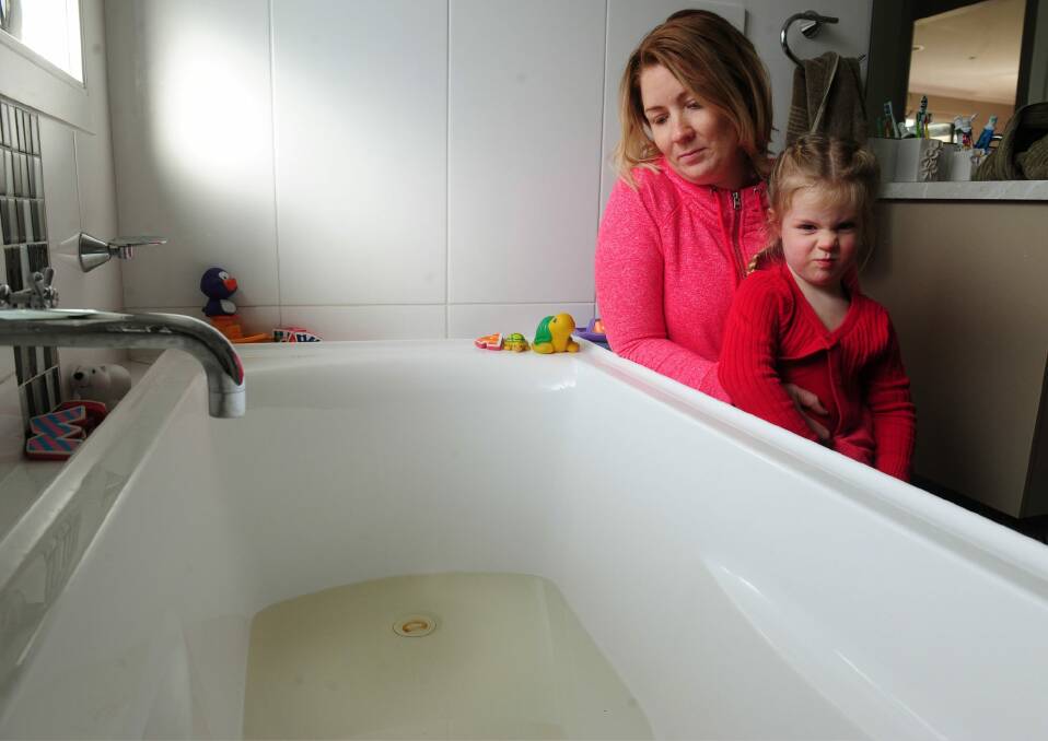 Resident Dimity Smith blamed the water for her seven-year-old son's rash, which he acquired since arriving in Yass.