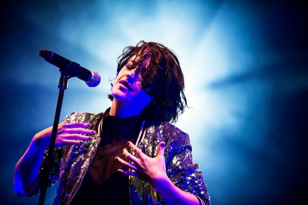 Megan Washington performs for fans during Splendour in the Grass on July 26, 2015 in Byron Bay, Australia.  (Photo by Cassandra Hannagan/Getty Images) Photo: Getty Images