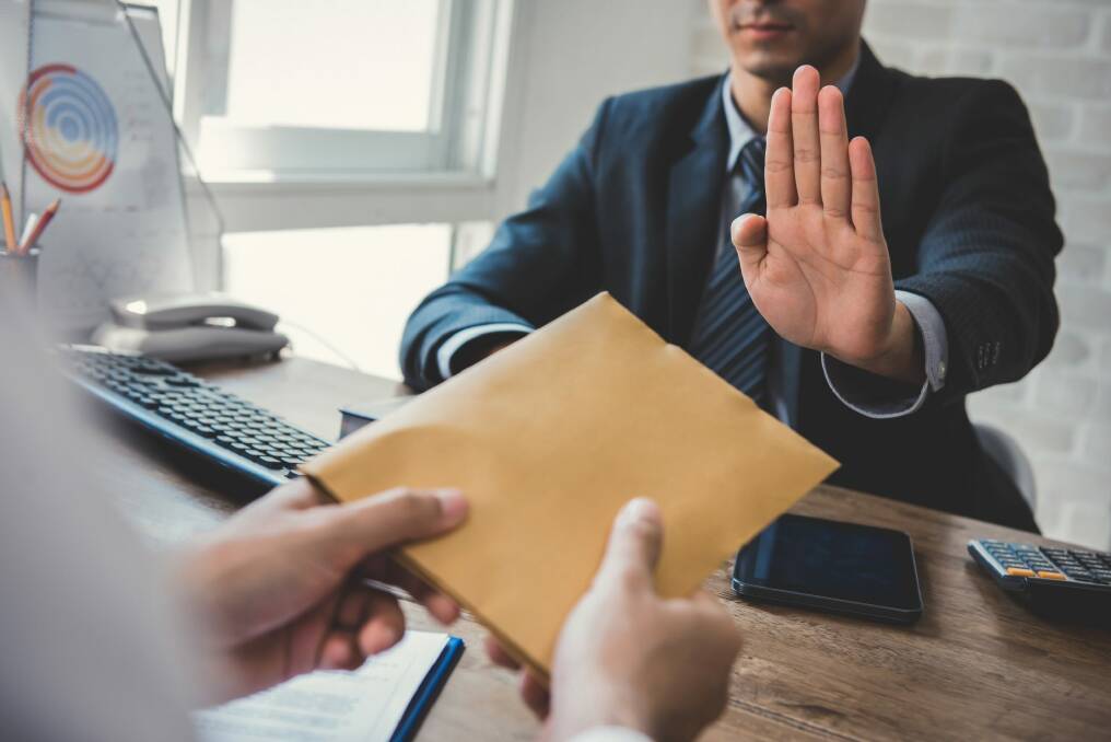 Five per cent of public servants surveyed say they have witnessed corruption in their agency. Photo: Shutterstock