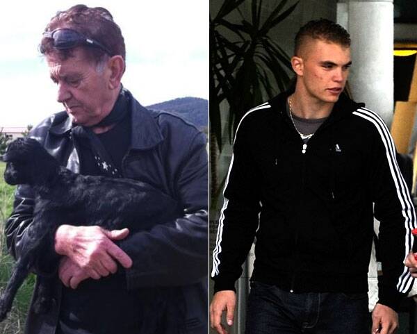 Victim Miodrag Gajic, left, and murder accused Danny Klobucar. Photo: Supplied