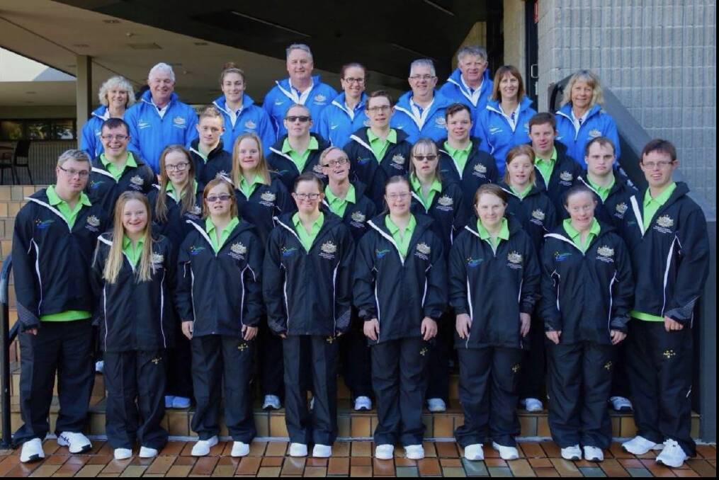 The Down Syndrome Swimming Australia team 2018. Photo: Facebook - Down Syndrome Swimming Australia