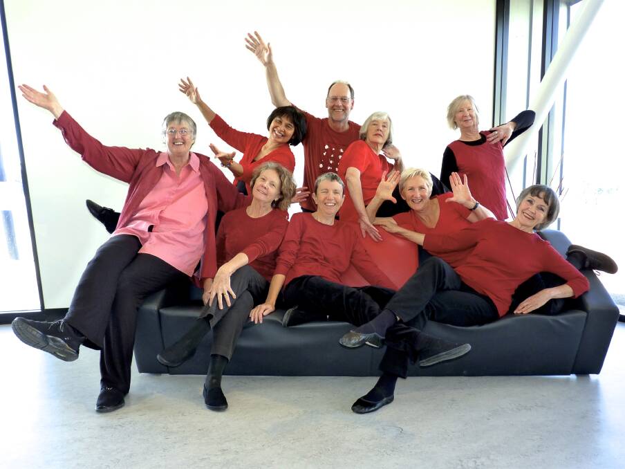 GOLD before performing <i>Autumn Afternoon</i> as part of the <i>Dance on the Edge<i> in Belconnen in 2012.   Photo: Supplied