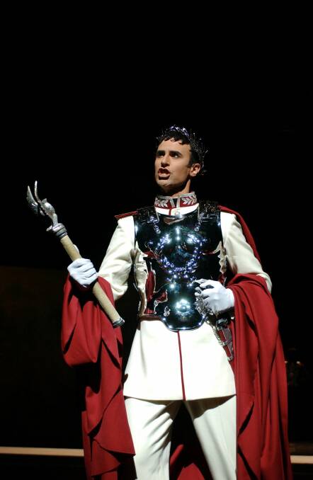 Tobias Cole, seen here in Opera Australia's 2006 production of Handel's Julius Caesar, has started a new company, Handel in the Theatre, and is producing and directing The Vow, his adaptation of Handel's Jephtha. Photo: Branco Gaica