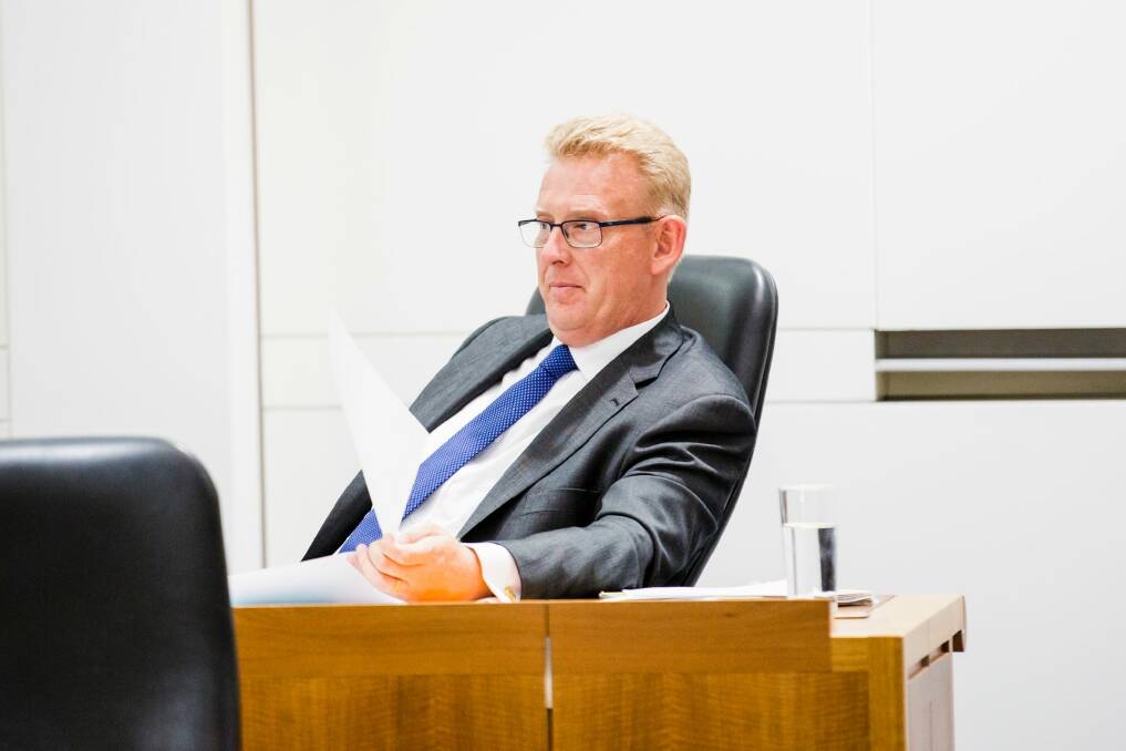 Liberals Mark Parton has urged white men over 30 be more included in Canberra society. Photo: Jamila Toderas