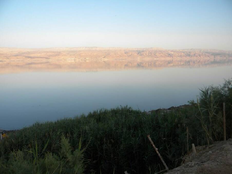 Looking across the Dead Sea to Jordan.  Photo: Zed Seselja.