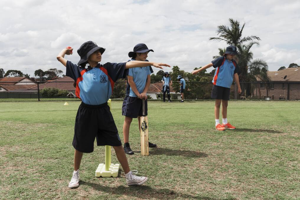 Bowled away: Cricket Australia are attempting to get young women excited about cricket. Photo: James Brickwood