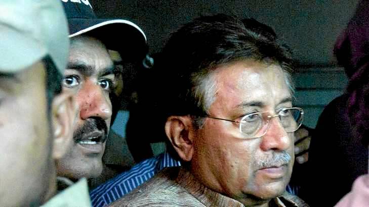 Musharraf (right) may come to regret his decision to return from exile. Photo: Reuters